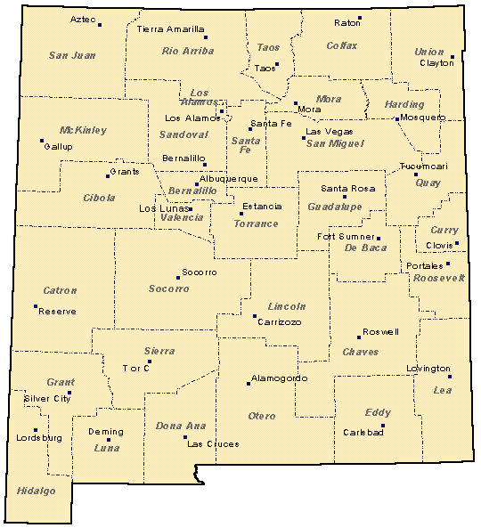new mexico counties